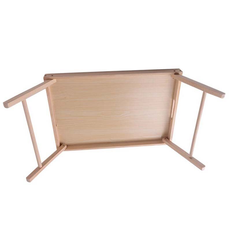 Wooden Portable Foldable Computer Laptop Desk Outdoor Camping Adjustable Table Breakfast Tray Picnic Table