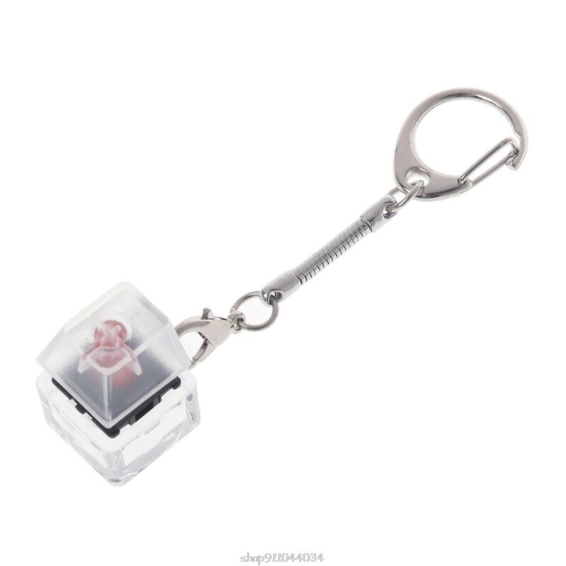 Gateron MX Switch Mechanical Switch Keychain For Keyboard Switches Tester Kit Without LED Light Toys Stress Relief D31 20: Red