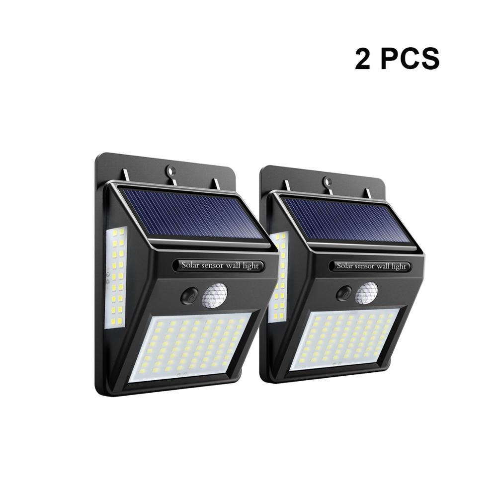 100 LEDs Solar Light PIR Motion Sensor Outdoor Solar Lamp Waterproof Wall Street Garden light Emergency Security Night Lighting
