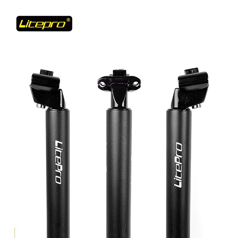 Poste de asiento de bicicleta plegable, tubo de sillín de bicicleta de 33,9mm y 580mm, 575g para bicicleta plegable DH p8, accesorios de recarga Litepro
