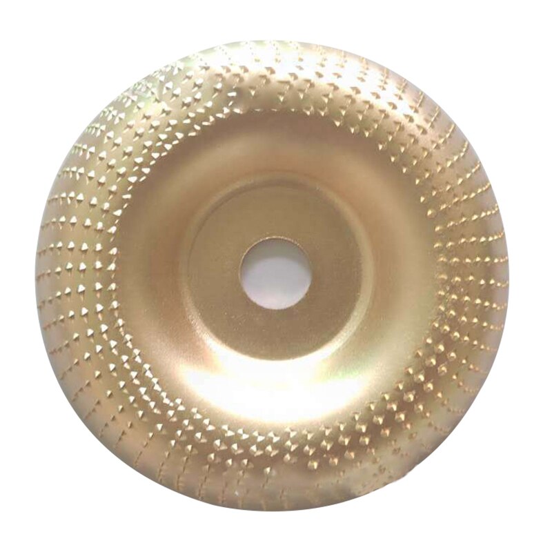 High Quanlity Wood Grinding Wheel Rotary Disc Sanding Wood Carving Tool Abrasive Disc Tools For Angle Grinder: gold arc 100mm