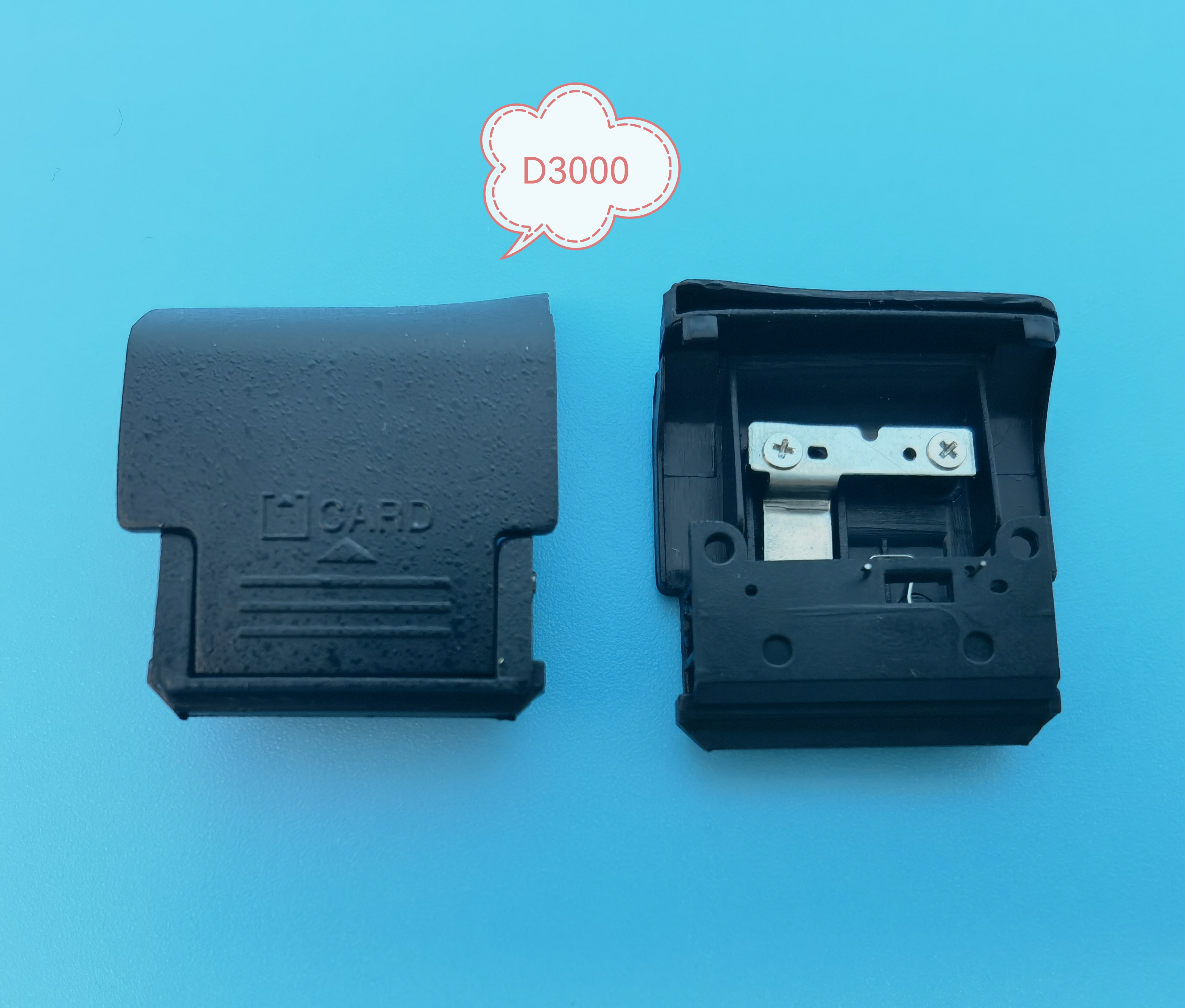 Piezas de reparación oem para Nikon D3200, D40X, D40, D60, D5200, D3000, D3100, D5100, cubierta de puerta de tarjeta de memoria SD, 1 pieza, nuevas