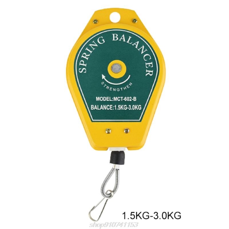 Durable Retractable Spring Balancer Steel Wire Rope Measuring Tool Hook Holder Hanging Assembly-line Fixtures N03 20: 1AA802041-2