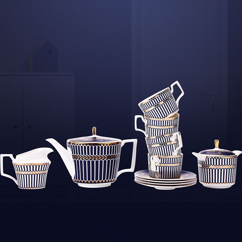 Striped high-grade dishes tableware neoclassical Phnom Penh Western Dish Set Ceramic steak flat plate household dish