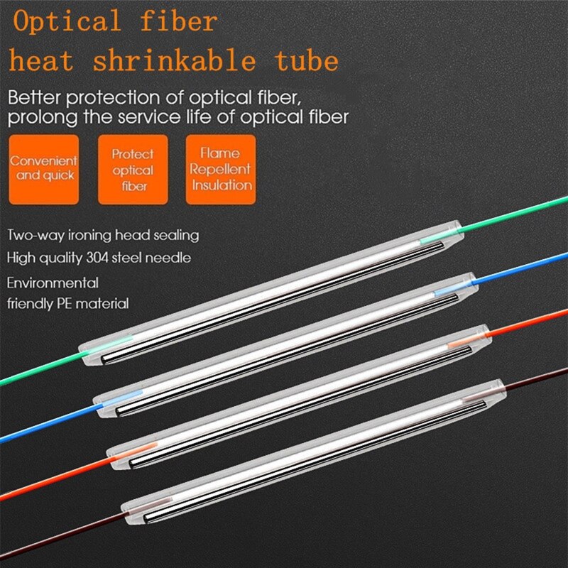 69HA Premium Fiber Optic Fusion Splice Protection Sleeves 45/60mm Heat Shrinking Tube