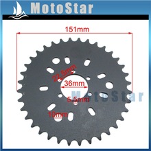 6 Hole 36 T Rear Chain Sprocket For 49cc 50cc 60cc 80cc Motorized Bicycle Push Bike