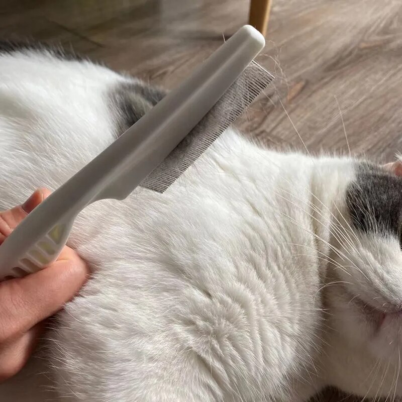 Hundepleie loppekam kjæledyrpleie kam katt hår børste fjerning av lopper massasje kam kjæledyrpleie bærbart verktøy kjæledyr tilbehør