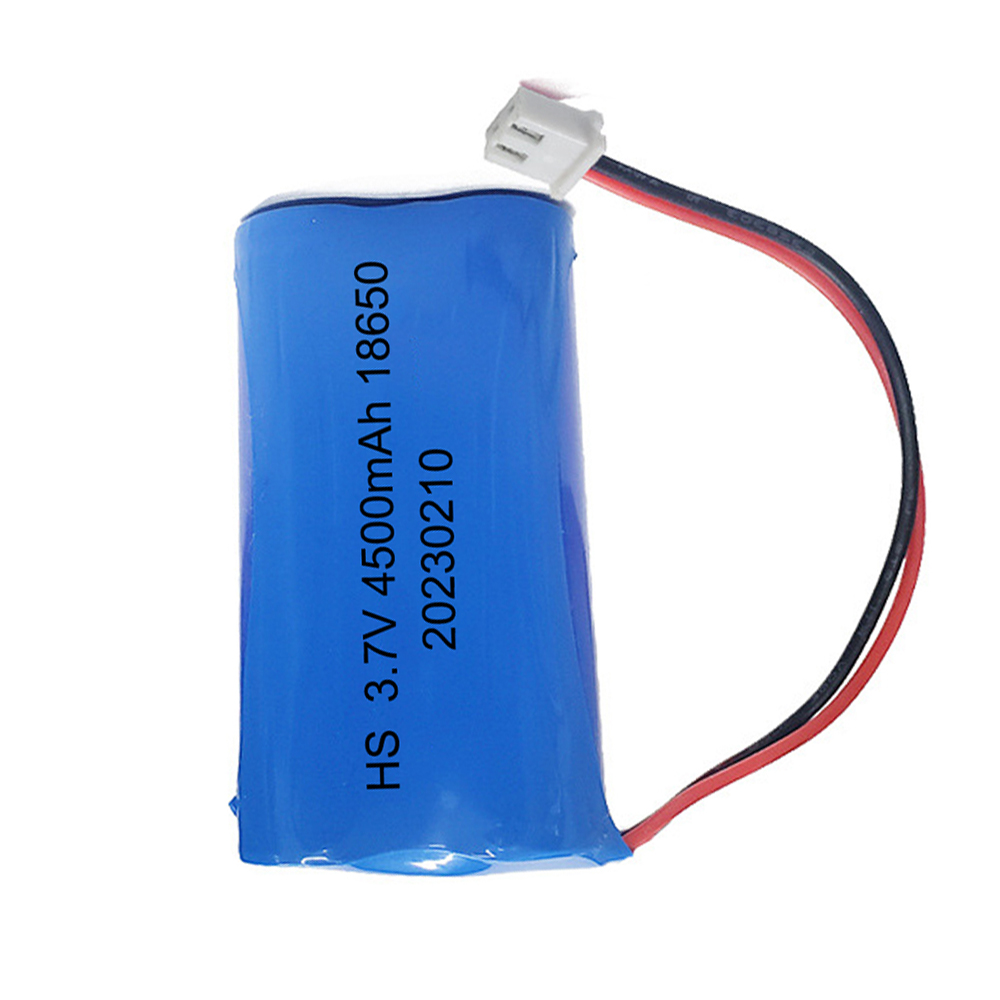 Paquete de batería de litio 3,7 V 18650 4500 grupo de baterías recargables con enchufe de XH2.54-2P para equipos de monitoreo, tablero de protección