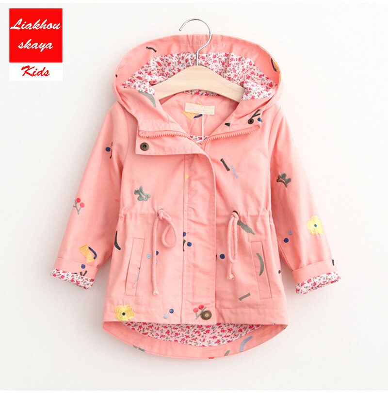 Liakhouskaya meisjes trenchcoats, dubbelrijs jassen voor meisjes, kleding voor de lente, kinderwindjacks en bovenkleding 4-12t