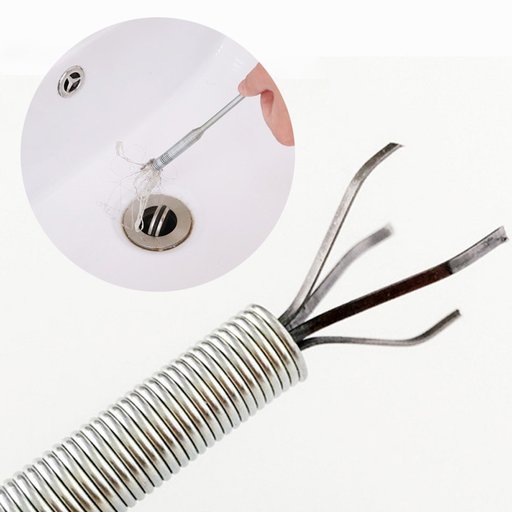 160CM Pipe Unblocker Pipe Plunger Sinks Sewer Drain Toilet Washbasin Blockage Pipe Dredger Kitchen Bathroom Sewer Cleaning Tool