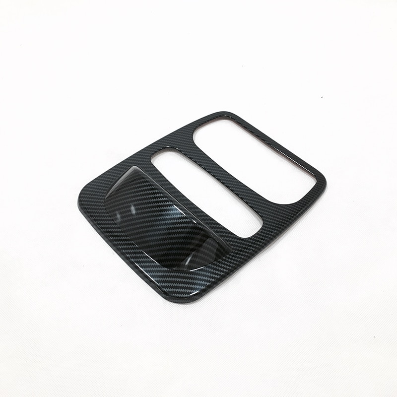 Til renault clio iv clio 4 abs kulfiber front læselampe lampeskærm panel cover trim bil styling tilbehør