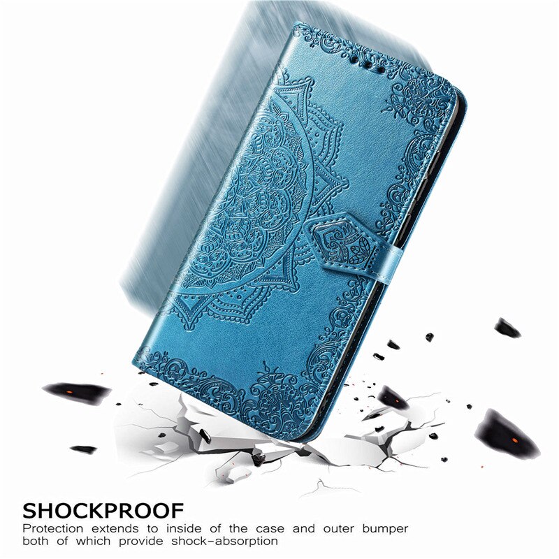 Luxe leren flipcase voor samsung  j1 portemonnee kaarthouder telefoonhoesje voor samsung galaxy  j1 6 j120 j120f j120h cover