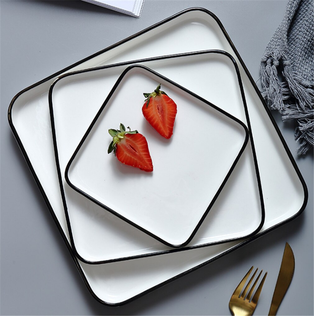 Top grade ceramic family steak plate