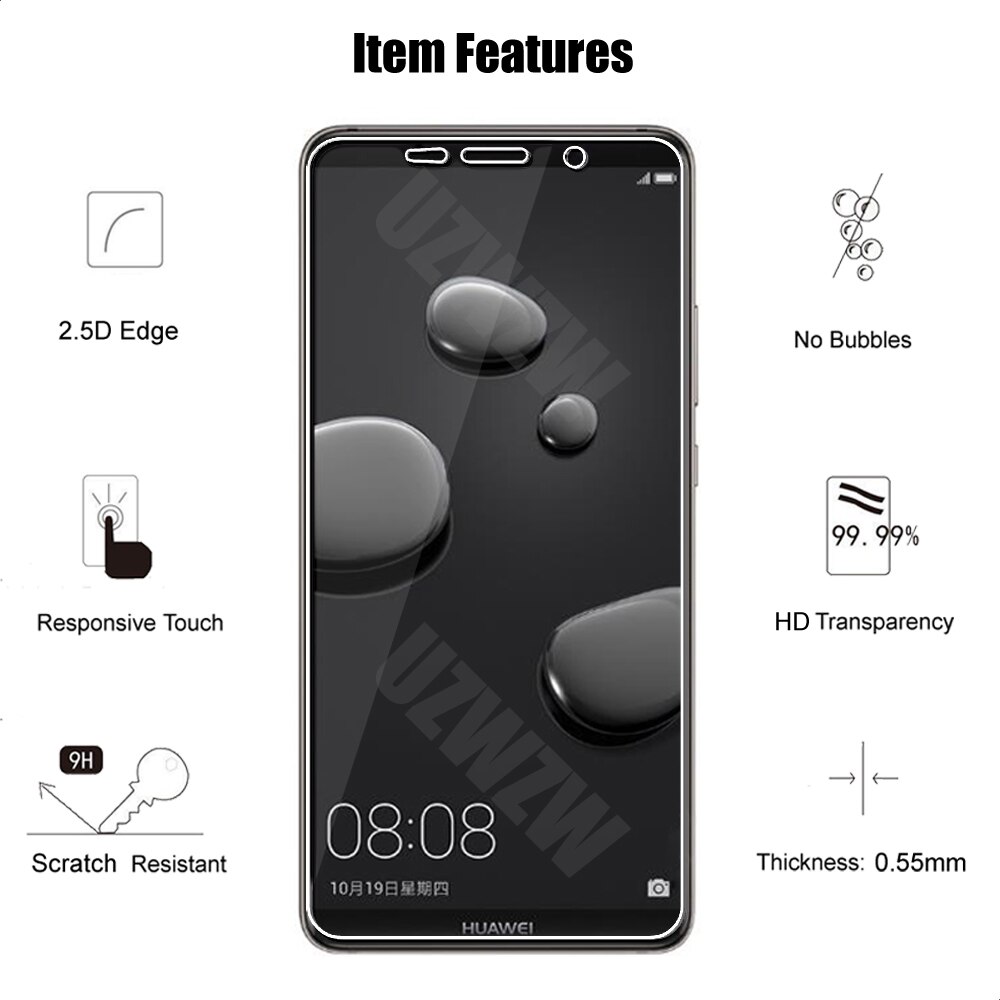 2pcs For Huawei Mate 10 / Mate 10 Pro Premium 2.5D Tempered Glass Screen Protector For Huawei Mate 10 Pro Protective Glass