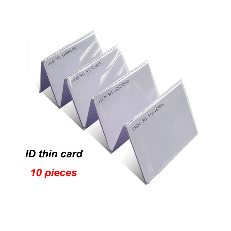 ZK 125KHz 13.56MHz RFID Access Control Keypad Kits EM MF Card Reader Standalone Door Access Control System Door Lock: ID Card