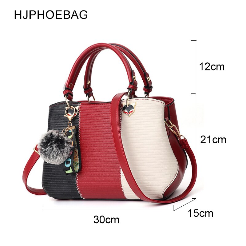 Hjphoebag Vrouwen Hairball Ornamenten Totes Handtas Party Purse Dames Messenger Crossbody Schoudertassen Vrouwen Handtassen YC314