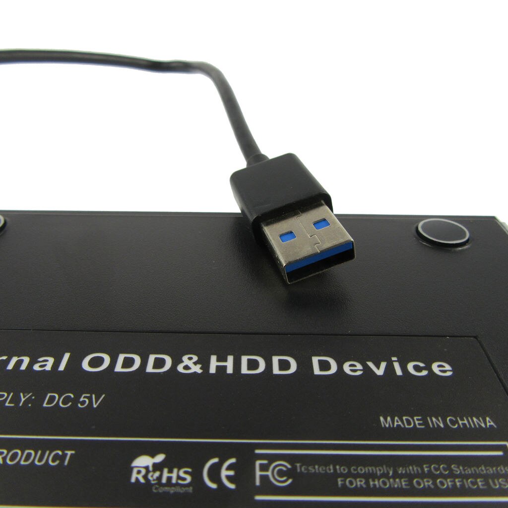 Usb 3.0 Bluray Player Dvd/Bd-Rom Cd/Dvd Rw Burner Writer Play 3D Movie External Dvd Drive Portable For Windows 10/Mac Os