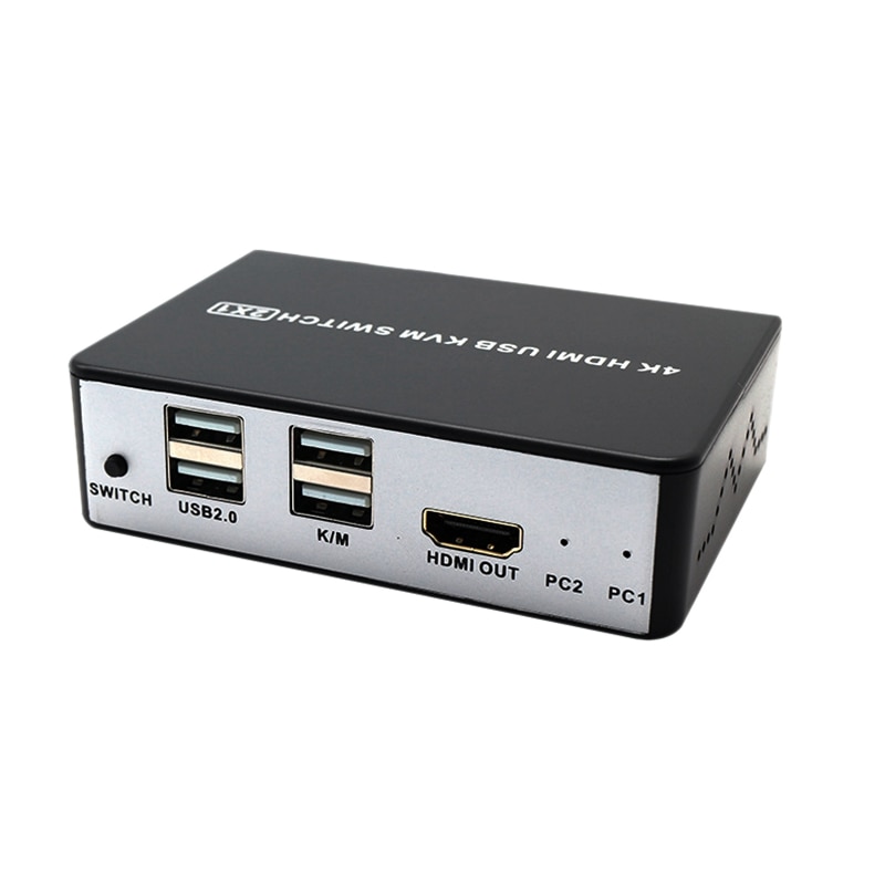 HDMI USB KVMschalten Unterstützung Hotkey Umschalten, 4K/60Hz KVM