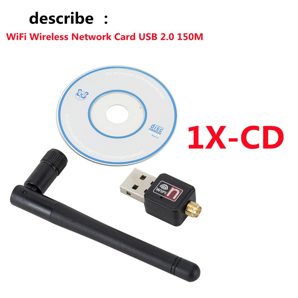 WeeVnn WiFi Drahtlose Netzwerk Karte USB 2,0 150M 802,11 b/g/n LAN Adapter mit drehbare Antenne für Laptop PC Mini Wi-fi Dongle: Ursprünglich Titel