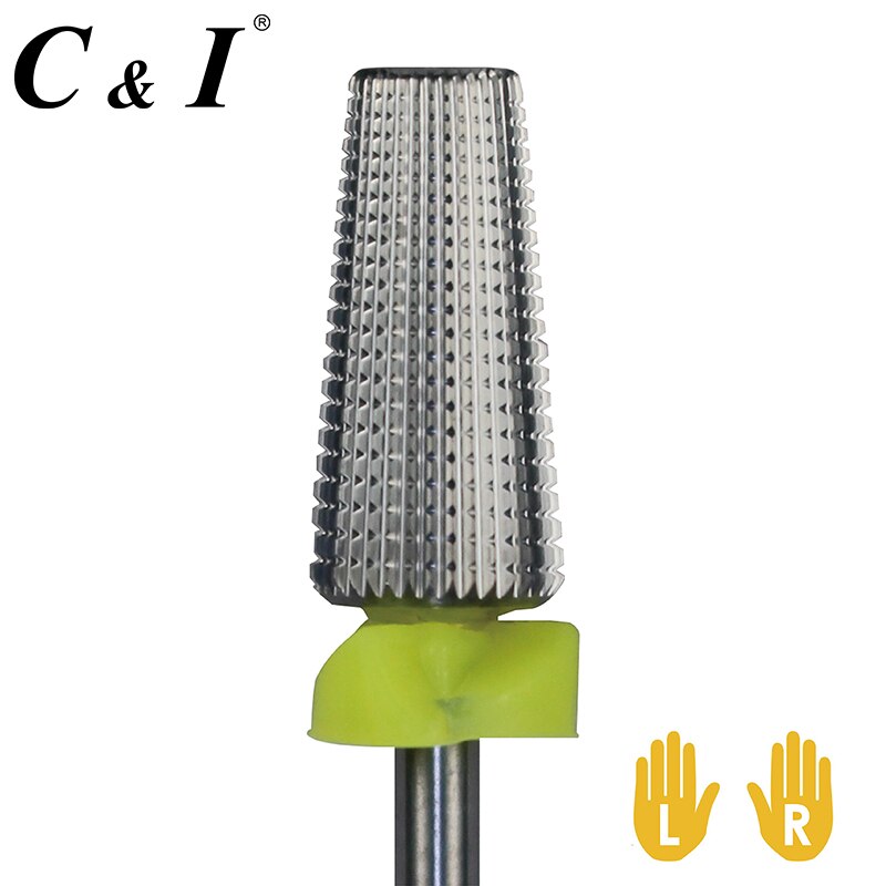C & I taladro , multifunción, brocas para uñas de forma cónica 5 en 1, para máquina de manicura: Extra Fine -XF