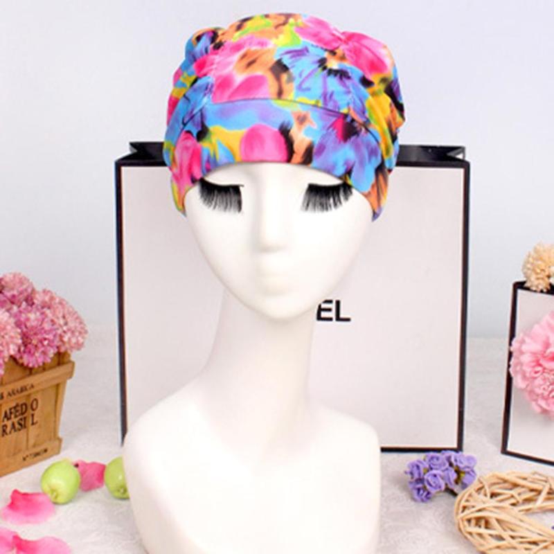 Duurzaam Zwemmen Hoed Multifunctionele Dames Badmuts Lang Haar Badmuts Elastische Draperen Badmuts Voor Zwemmen Zwembad