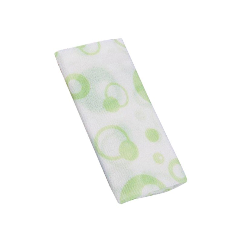 Koreaanse Lange Strips Terug Schuim Badhanddoek Nylon Sterke Zachte Badhanddoek Afdrukken: 2