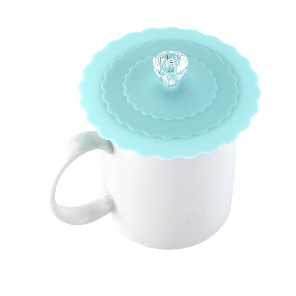 1pc søte frukter pryder vann drikkebeger lokk silikon anti-støv bolle deksel kopp forseglinger glass krus lokk tekopp deksler diameter 10cm: Jeg