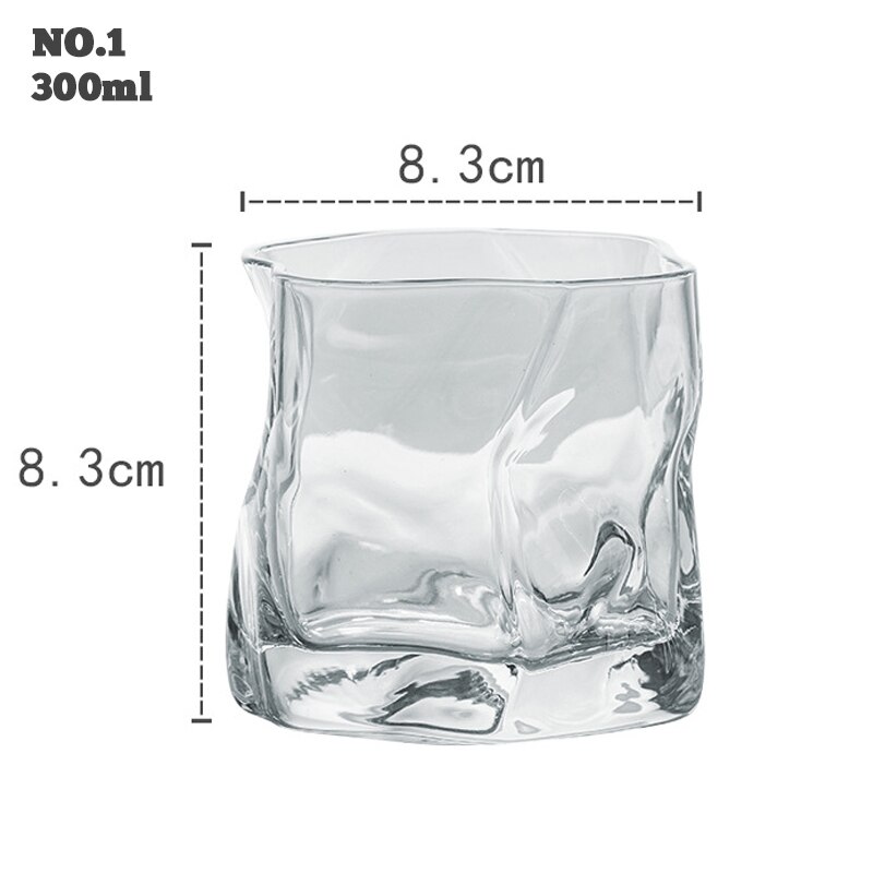 Brandy Cup Wine Cocktail Glass Whisky Shot Glass European Japanese Bar Personality Whiskey Beer Glass Verre Drinking: NO1