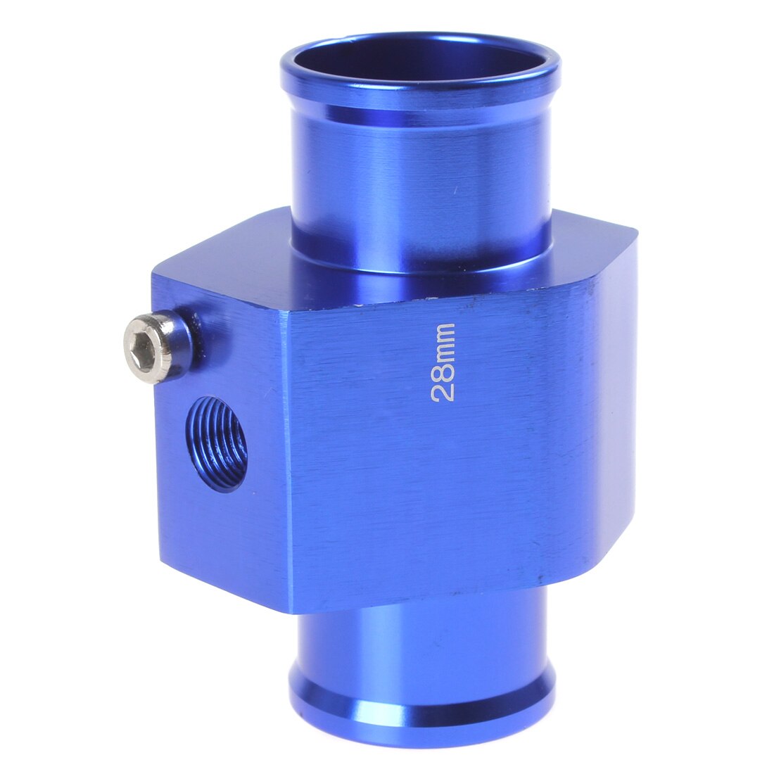 Water Temp Gauge Radiator Temperature Temp Joint Pipe Sensor Guage Adapter Aluminium with Clamps 28/32/34/36/38/40mm