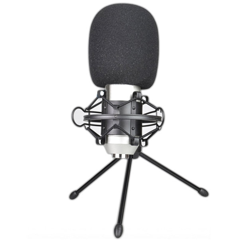 Zwart 5pcs Microfoon Foam Cover Voorruit Microfoon Spons Zachte Winddicht Stofdicht Mic Vervanging