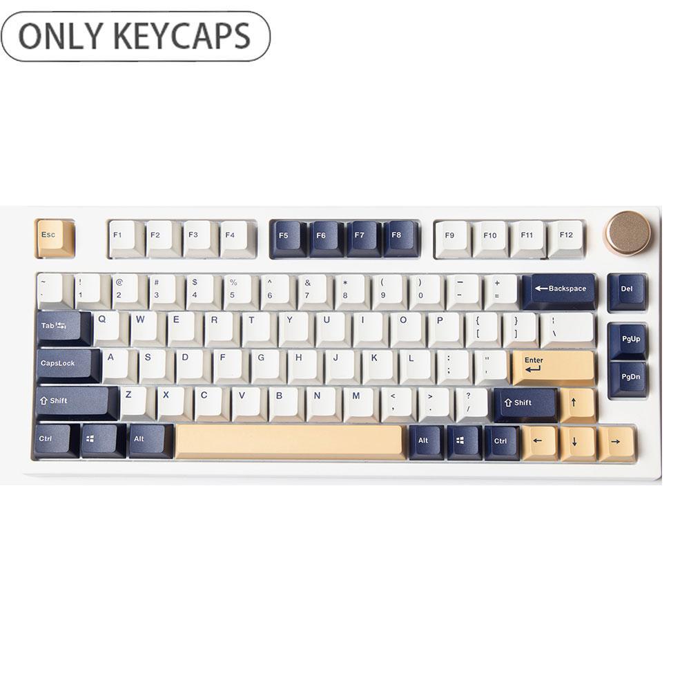 125 Keys DOUBLE SHOT OEM Profile Rudy PBT Keycap Thick For Filco Ducky iKBC Mechanical Gaming Keyboard Mini Layout