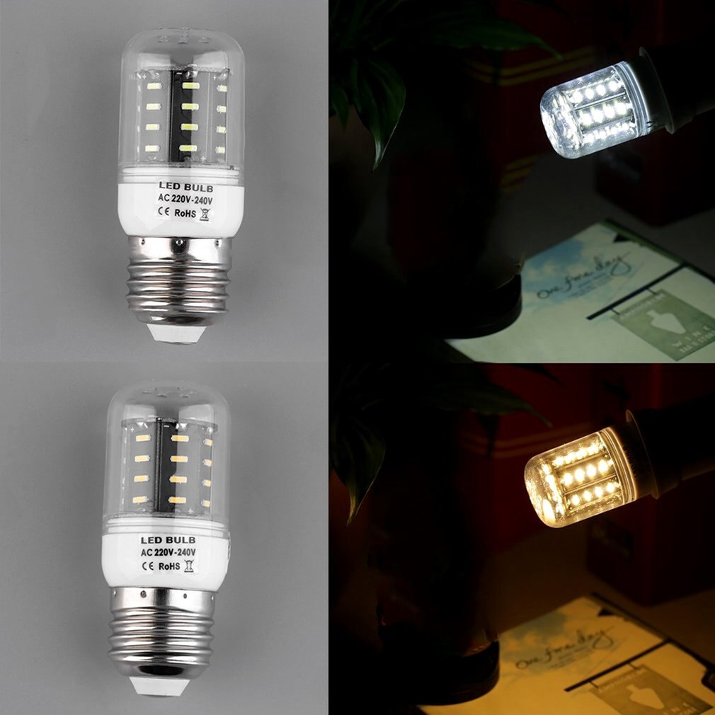 E27 5W 36 Led Smd4014 Cover Corn Led Light Bulb Lamp 220V-240V 10Pcs 5W 36 Led Smd4014 Cover Corn Led Licht Lamp