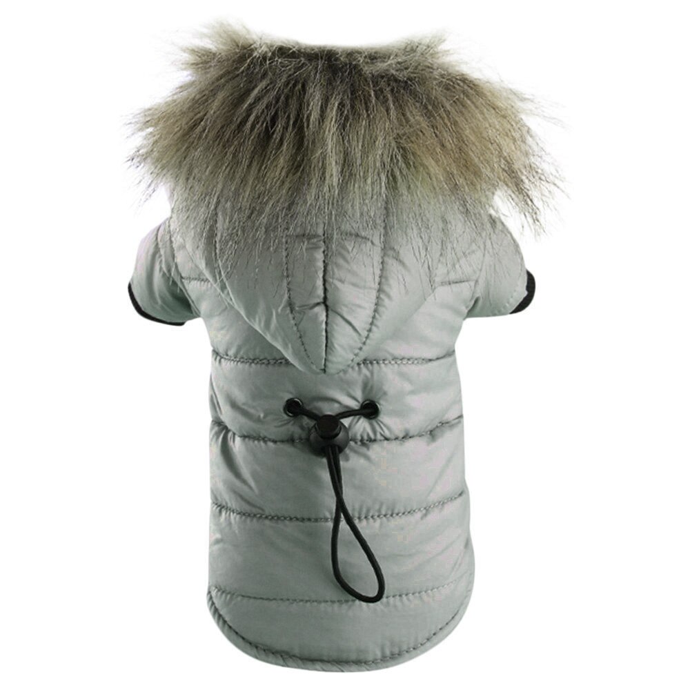 Hond Warme Beneden Katoen Gewatteerde jas Kostuum Puppy Winter Kleedt Hoodie Jassen Huisdier donsjack katoen * 5