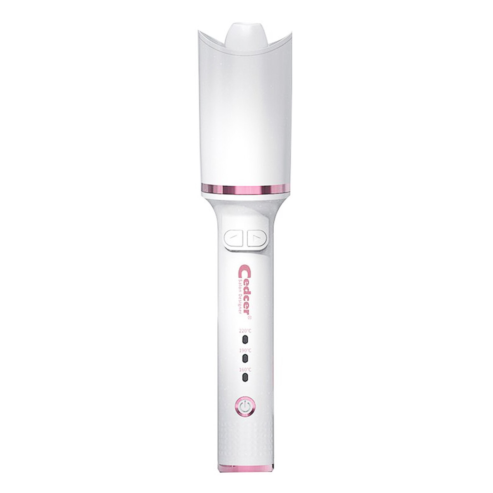 Rizador de pelo eléctrico automático, máquina rizadora de cabello con calefacción rápida: White  / EU