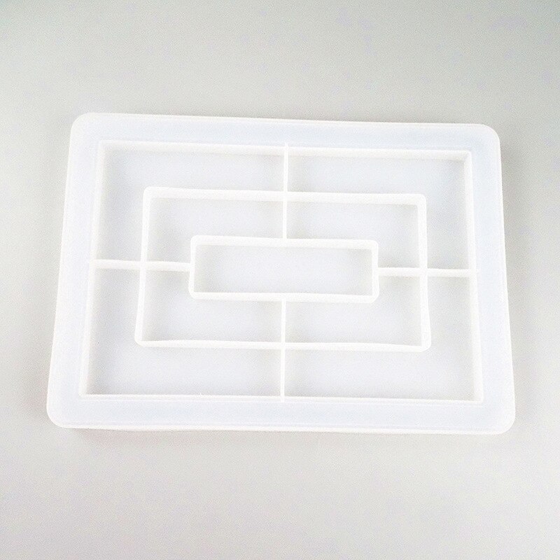 Diy przezroczysta żywica epoksydowa forma taca na owoce zestaw prostokątna duża taca podstawka taca robić przechowywania żywicy silikonowej