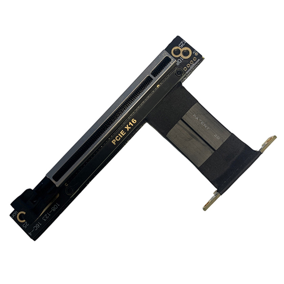 Cable de extensión de tarjeta gráfica PCIe 3,0, 4X, 8X, 16X, GPU, 90 grados, PCI Express X16, adaptador de tarjeta elevadora, Cable Flexible Pci-e