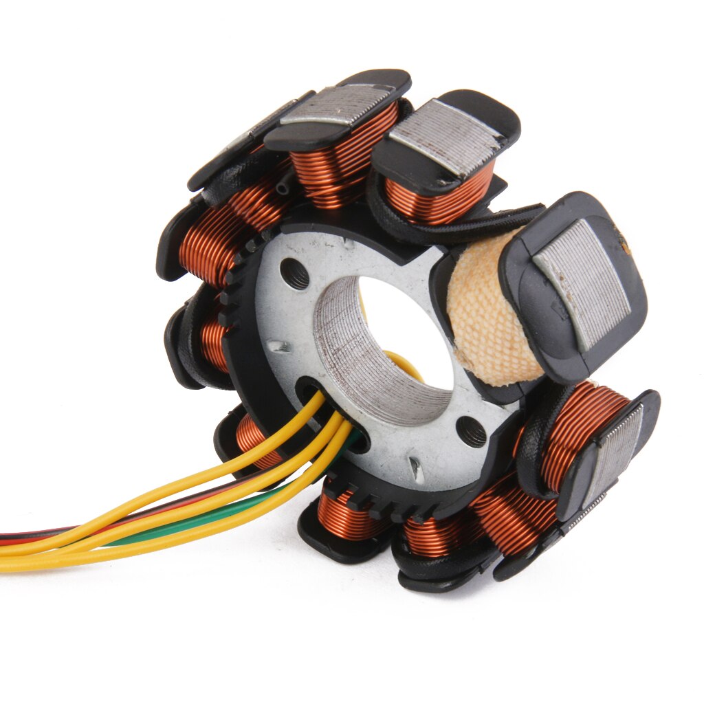 Copper Ignition Magneto Stator Plate 11 Pole 6 Wire For GY6 125 150