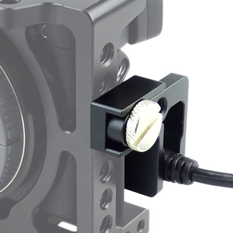 Abrazadera de Cable Hdmi para Sony A6500 /A6300 /A6000, equipo de fotografía de carcasa de camara Dslr de cámara