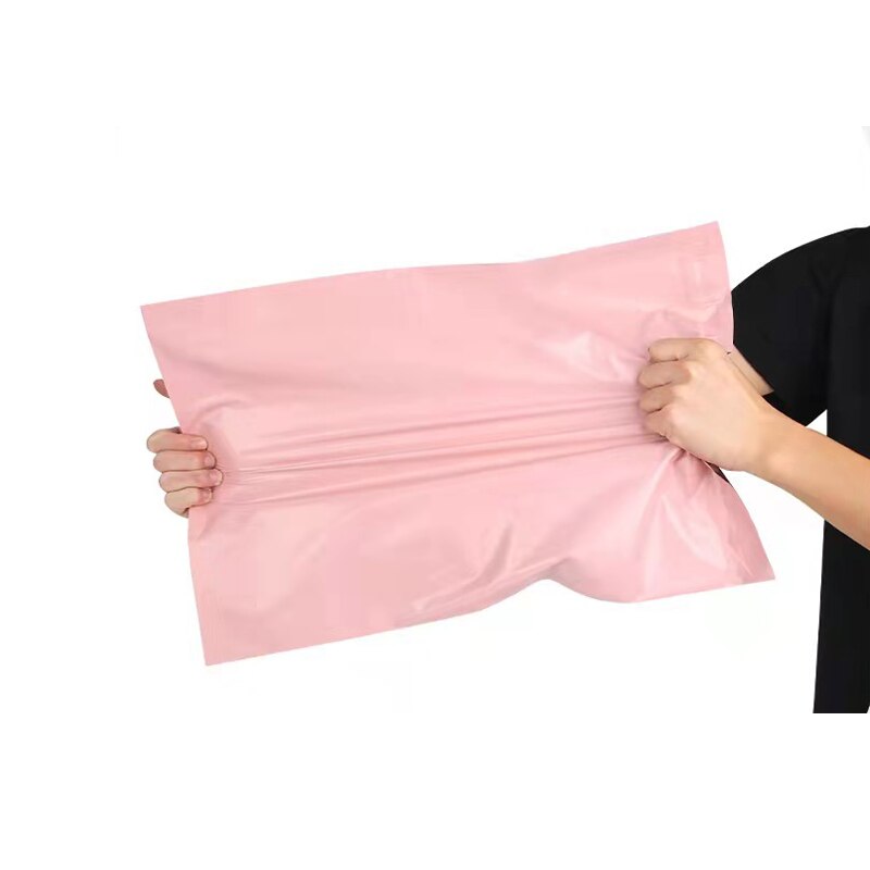50Pcs/Lot Pink Envelope Storage Bags PE Plastic Courier Bag Waterproof Self Adhesive Seal Pouch Mailing Bags