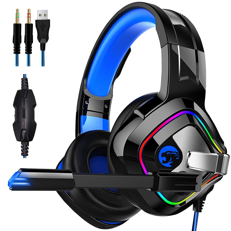 Stereo 7.1 Sound Gaming Headset Wired Pc Oortelefoon Hoofdtelefoon Surround Bass Met Microfoon Voor Xbox/Laptop Tablet Gamer