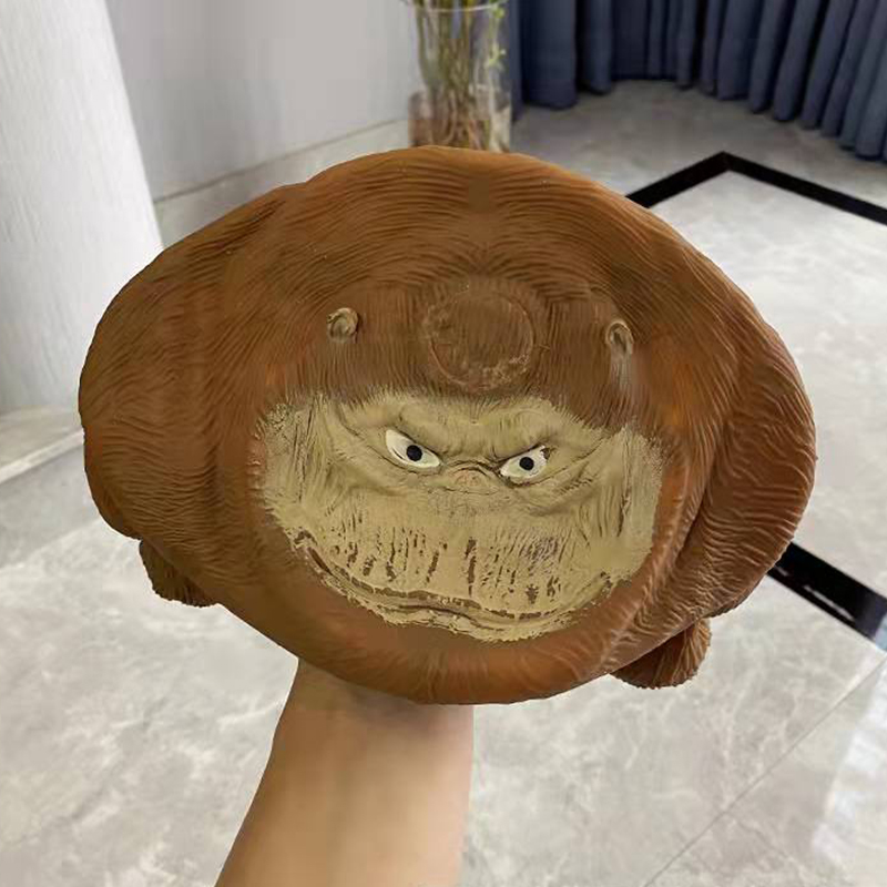 Grand jouet spongieux géant anti-stress, singe, orang-outan, pour adultes et enfants, doux et amusant