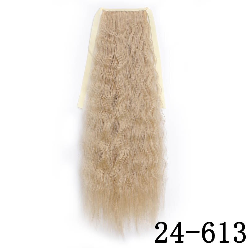 LISI HAIR 55cm Long 16 Clip in Hair Extension Straight Hairpiece Synthetic Hair For Women 140g High Temperature Fiber: T4/27/30