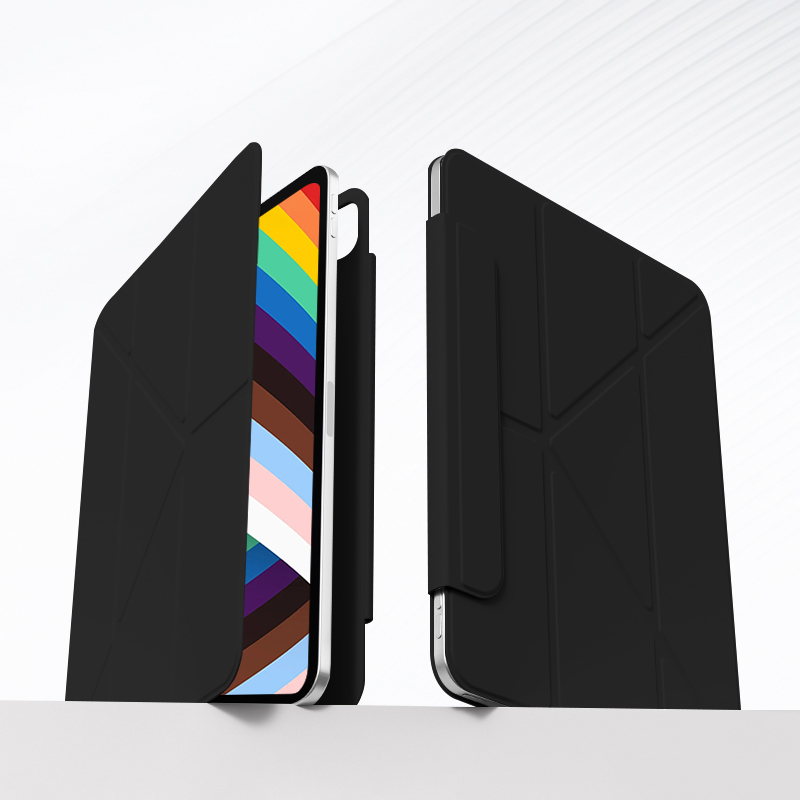 2025 A16 für iPad 11./10/9/8/7 Gen Hülle M3 Luft 11 5/4 Profi 13 12.9 Hülle 2024 iPad 9th Gen Hülle 10.2 Mini A17 Profi Bleistifthalter: Zwölf / Weiß
