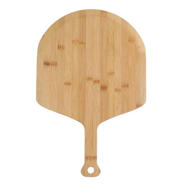 Bamboo Pizza Peel Wood Serving Pan Cheese Charcuterie Boards Pizza Board Pizza Paddle Cutting Board With Handle: Default Title