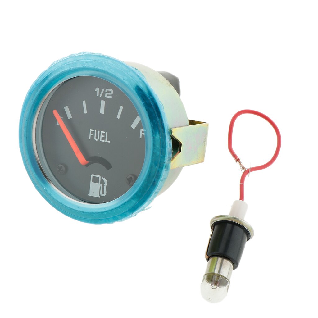 2 Inch / 52mm Mechanical Car Fuel Level Gauge Monitor, E-1/2-F 12V DC