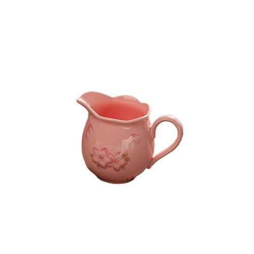 Ensemble de tasse à café rose fleur en porcelaine mignon plateau turc tasse à thé en céramique tasse à thé et soucoupe ensemble de 6 ensembles de café Xicara AC50BD: Style16