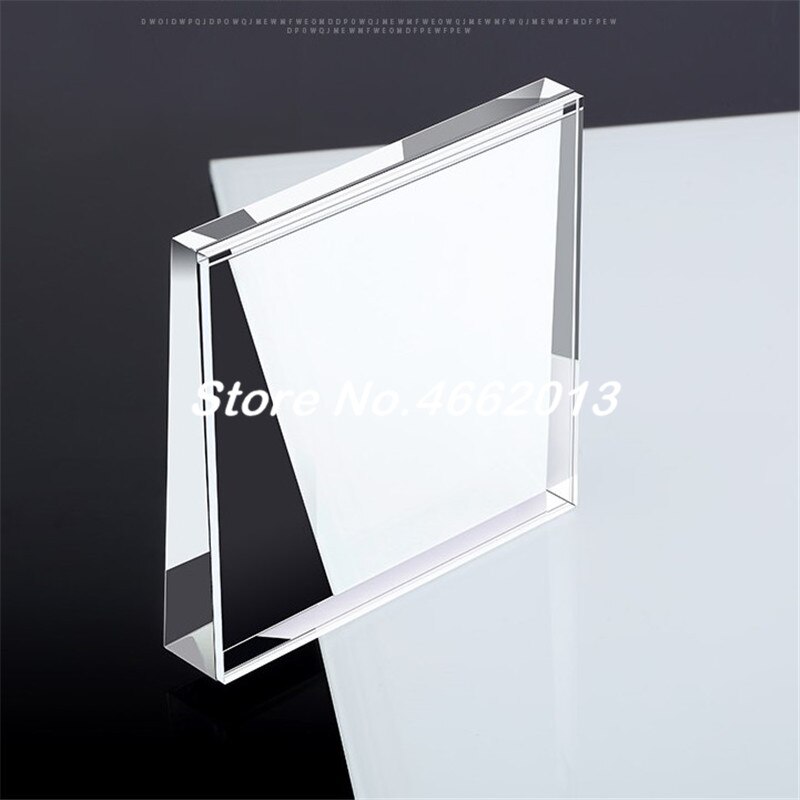 10 X table top sign holder Acrylic Mobile Cellphone Price Tag Holder Beveled Square Sign Holder Phone Advertising Display Stand