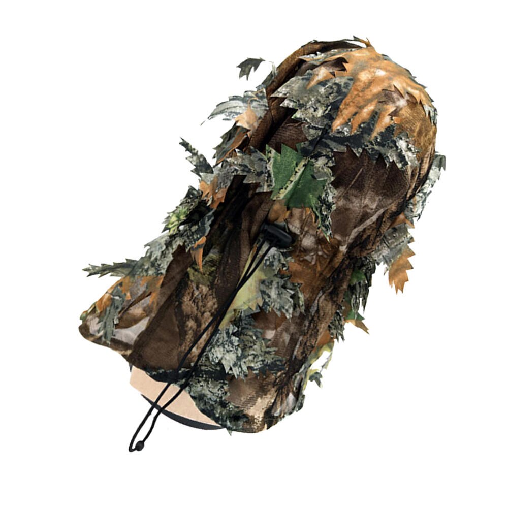 Tarnung Gesicht Maske 3D Blatt Stereo Jagd Maske Hütte Camo Gesicht Maske Sturmhaube Wald Volle Gesicht Maske Ghillie Anzüge