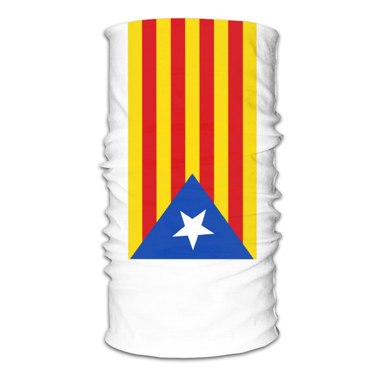 Vlag Van Catalonië Sjaal Hals Gezicht Masker Mannen Vrouwen Mode Tube Sjaal Tubular Bandana Veelzijdigheid Hoofddeksels Fietsen Wandelen