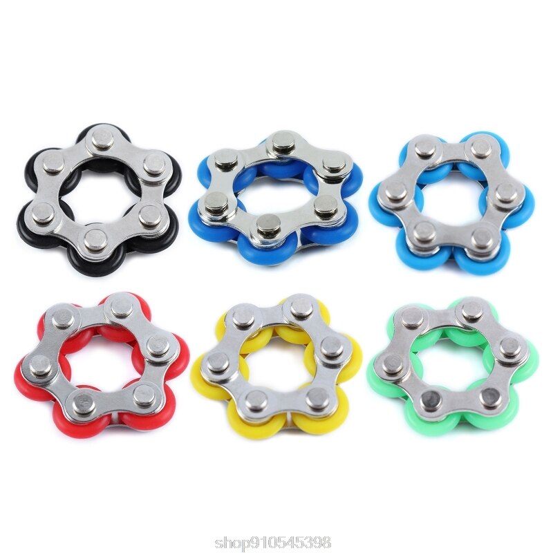 Foreign trade 6-section Key Ring Fidget toy stress relief toy N18 20